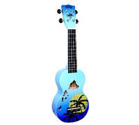 Mahalo Hawaii Blue Ukulele