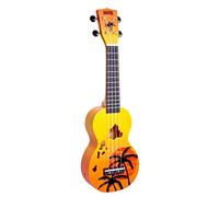 Mahalo Hawaii Orange Ukulele