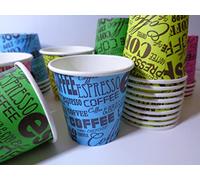 Mahela 1000 BICCHIERINI PER CAFFÈ BIO IN CARTA COLORATO