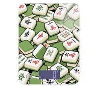 Mahjong - Bilancia digitale cinese con display LCD verde, per alimenti da 5 kg/5 g, con 4 unità per caffè espresso Keto Meal Prep (batterie non incluse)