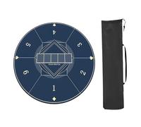 Mahjong Card Game Mat, Tappetino da gioco di carte Mahjong Poker multicolore, dimensioni multiple(Blue,90x90cm (35.43x35.43in))