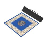 Mahjong Card Game Mat, Tappetino da gioco di carte quadrato Mahjong con custodia in diverse dimensioni multicolori(Blue,88x88cm (34.64x34.64in))