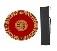 Mahjong Card Game Mat, Tappetino da gioco Mahjong rosso di varie dimensioni con custodia(85*85cm(33..46*33. 46in))