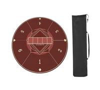 Mahjong Card Game Mat, Tappetino da gioco Poker Mahjong multicolore 70-90 cm(Red,90x90cm (35.43x35.43in))