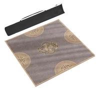 Mahjong Card Game Mat, Tappetino Mahjong con borsa for il trasporto Multicolor, dimensioni multiple(Grey,39.4x39.4in/120x120cm)