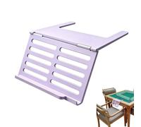 Mahjong Card Holder - Angled Slide in Game Tile Display Rack for Comfortable Viewing | 3D Printed Desktop Organizer with Stable Desk Edge Support, Playing Accessory for Adults Parties, 7.08x4.7x0.19in