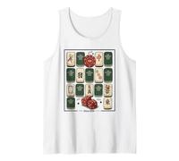 Mahjong Cinese Grafica Giocare Giapponese Mahjong Gioco Amanti Canotta