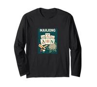 Mahjong Crack Dot Bam Gioco Giocare Divertimento Maglia a Manica
