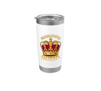 Mahjong Crown Ragazze Signore Giocando Mahjong Game Night Bicchiere termico in acciaio inox doppia parete