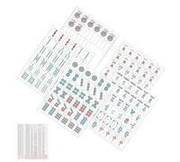 Mahjong Flash Cards | Classical Mah Jongg Accessories,Mahjong Card Learning Guide | for Men Women Boys Youth Teens Wife Husband Son Daughter Friends Family Gathering
