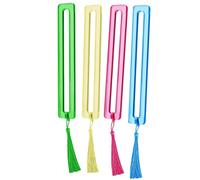 Mahjong Guida Guida - Guida alle carte Mahjong 4 pezzi, strumento di controllo acrilico ondulato brillante | Lettore di regole per giocatori, principianti, gioco di