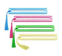 Mahjong Line Finder 4 Pieces - Guide Strips Tool Acrylic, Mahjong Ruler For Party Game, Travel Competition Family, Gathering Holiday Celebration Weekend, Quality Clear Design Easy Use