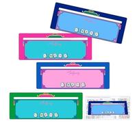 Mahjong Line Finder, Mah Jong Rule Helper Tool, 7.48x2.76x0.04 inches 4 Pack Visual Guide Game Line, Compact Easy Aid for Seniors and Adults Tournament Night Use