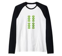 Mahjong mAh Jong - Abito da Donna in bambù Maglia con Maniche Raglan