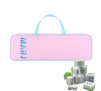 Mahjong - Organizer ergonomico impermeabile con chiusura lampo, per supporto Mahjong e cursore, per viaggi e vacanze all'aria aperta