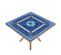 Mahjong Playing Mat Noise-Reducing 31.5x31.5 Inches PadMahjong Mat - 31.5" | PVC Rubber Grip , Printed Direction Markers, Quiet Playing , Portable Foldable Design, For Cards & Tile Games