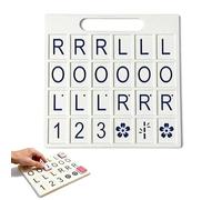 Mahjong portatile, gioco da tavolo strategico, organizer per piastrelle da 8,66x8,66 pollici con design compatto, strumento di pratica Mahjong classico, tavolo da gioco leggero per casa, viaggi, feste