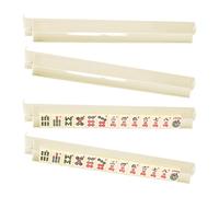 Mahjong Rack e Pusher - Set antiscivolo da 4 pezzi, supporti per giochi di domino, 18,62x3,15 pollici mahjong americano, regali | Portapiastrelle Majiang | per la casa, la casa