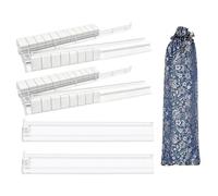 Mahjong Rack e Spingitori 4 pezzi supporto trasparente con borsa