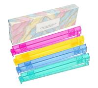 Mahjong Racks Set - Acrylic Pushers With Tray | 4pcs Non Slip Tile Holders For American Mahjong Game, Clear Organizer Accessories For Adults Beginners Game Night Travel Club Party Home Daily Use