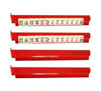 Mahjong Racks with Pushers Siamese Style Racks American Mahjong for Player | Four game racks with integrated pushers hold tiles securely during play. Arranges game tiles for strategy .