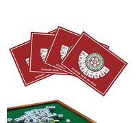 Mahjong Rules Guida rapida - Regole del gioco da tavolo degli Stati Uniti, carta Mahjong in carta impermeabile, per uomini, donne, familiari, amici, feste, vacanze al chiuso
