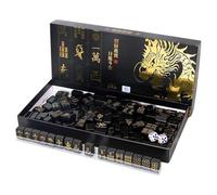 Mahjong - Set completo di tegole, leggero e adatto per viaggi, due e supporti per piastrelle, facile da trasportare e trasportare | ideale per i giocatori principianti,
