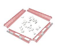 Mahjong - Supporti magnetici con polverizzatori magnetici, antiscivolo, vassoio in acrilico per piastrelle di Mah Jongg, per donne in pensione principianti, collezionisti, feste e riunioni