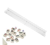 Mahjong - Supporto magnetico in vetro acrilico, con bordo , supporto Mahjong con , per serate di gioco, club, riunioni di famiglia, viaggi e strutture per anziani