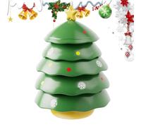 Mahjong - Supporto per dadi a forma di albero di Natale, 5 | Ciotola per gioielli, per camera da letto, scrivania, comodino, bagno, soggiorno, cucina, gioco notturno, colore: verde