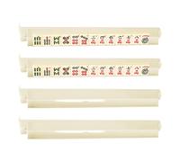 Mahjong, supporto per tegole, 4 pezzi, per , con organizzazione semplice, piastrelle Majiang con stabile, accessorio da tavolo, per la casa, i viaggi,