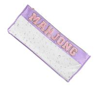 Mahjong Tile Bag - Portable Game Piece Metter, Trovel Carrying Cash | per coregne resistenti, organizzatore leggero per set Mahjong, accessorio per supporto per piastrelle classico, soluzione