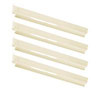 Mahjong Tile Holder Set of 4 - 18.62 Inch Mahjong Racks with Pushers - Polystyrene Majiang Dominoes Game Stands for Tabletop Family Game Nights Home Club Travel