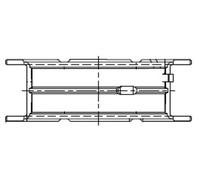 MAHLE 001 FL 21834 050 Cuscinetto albero a gomiti per JEEP,MERCEDES-BENZ