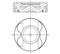 Pistone MAHLE 001 PI 00106 000