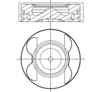 MAHLE 001 PI 00181 002 Pistone per MERCEDES-BENZ