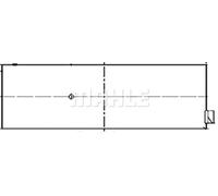 Mahle 001 PL 18097 050 rimorchio e Gancio di Traino