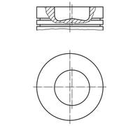 MAHLE 007 PI 00110 000 Pistone per IVECO,SOLARIS