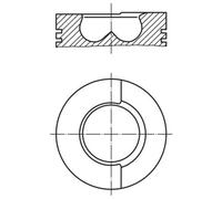 MAHLE 008 29 00 Pistone per FIAT,NEW HOLLAND