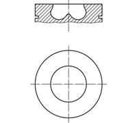 MAHLE 013 PI 00107 000 Pistone per FORD,FORD AUSTRALIA
