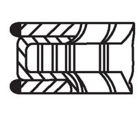 MAHLE 015 61 N0 Pistone Kit Anello per ,Ford,Ford Australia,Mazda,Morgan,Volvo