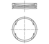 MAHLE 028 PI 00120 000 Pistone per SEAT,SKODA,VW