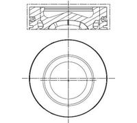 MAHLE 028 PI 00140 002 Pistone per AUDI,SEAT,SKODA,VW