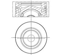 MAHLE 028 PI 00141 002 Pistone motore