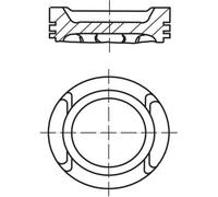 MAHLE 030 60 13 Pistone per SKODA,VW