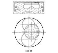 Pistone MAHLE 030 87 02
