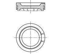 MAHLE 033 14 00 Pistone per AUDI,SEAT