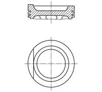 Pistone motore 034 78 00 MAHLE per AUDI VW SEAT