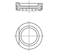 MAHLE ORIGINAL Pistone 034 99 01 VW,AUDI,SEAT,GOLF III (1H1),SHARAN (7M8, 7M9, 7M6),PASSAT Variant (3A5, 35I),Golf III Cabrio (1E7)