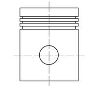 MAHLE 037 36 00 Pistone per VOLVO